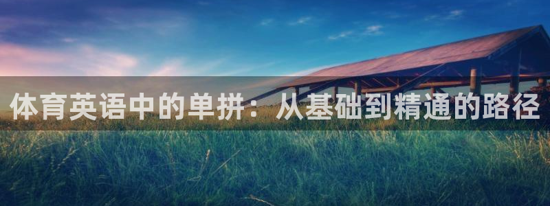 体育英语中的单拼：从基础到精通的路径